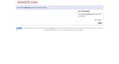 Desktop Screenshot of onnote.com